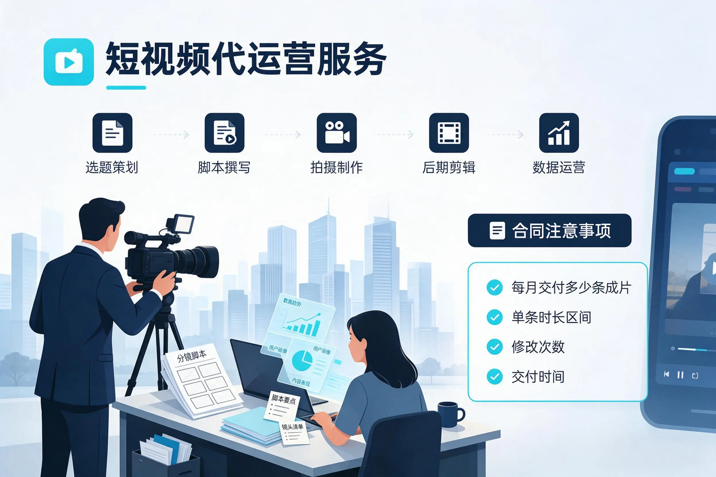 短视频代运营包含哪些服务?柳州企业常见问题科普