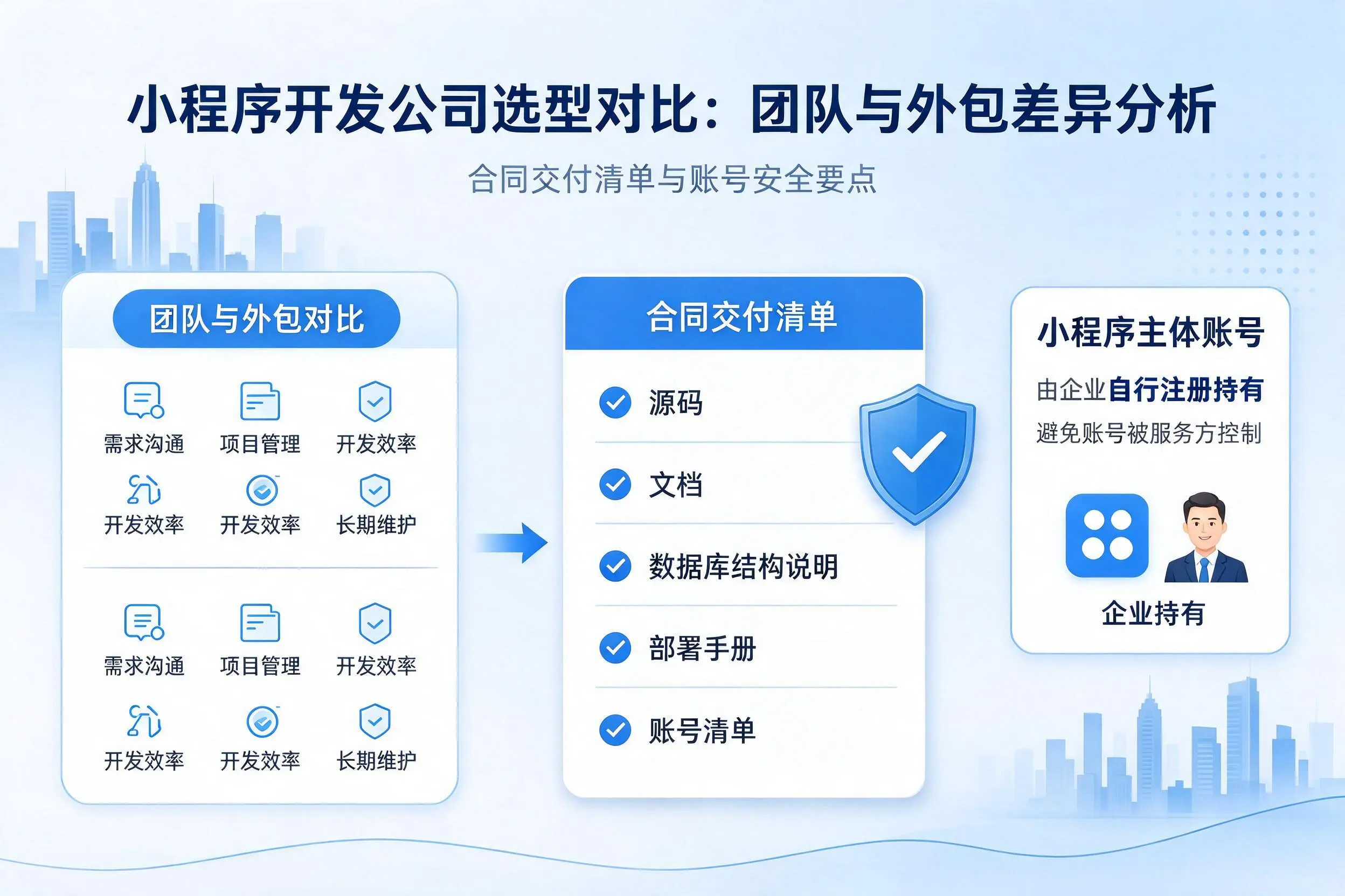 柳州小程序开发公司选型对比:团队与外包差异分析