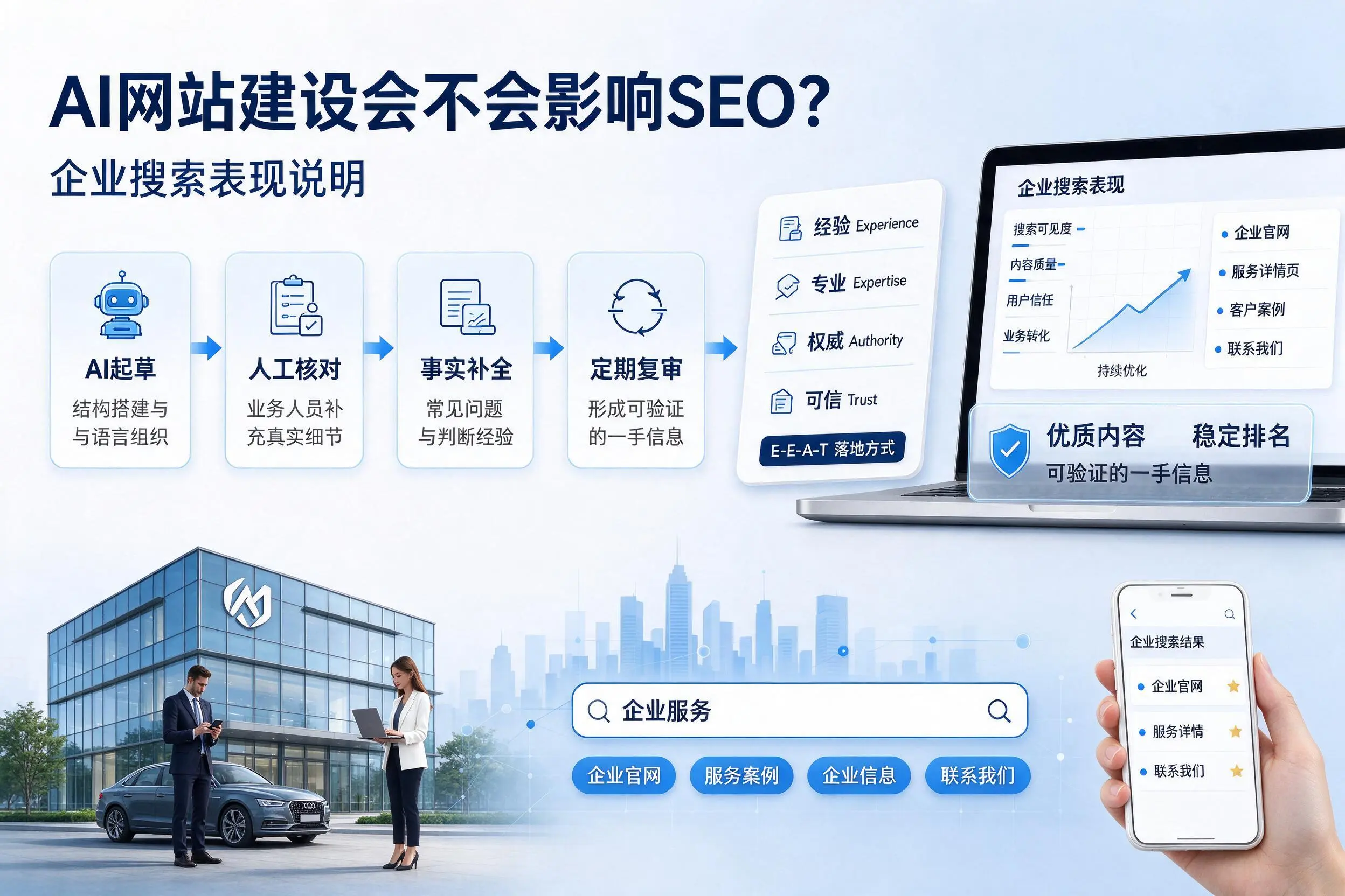 AI网站建设会不会影响SEO？柳州企业搜索表现说明