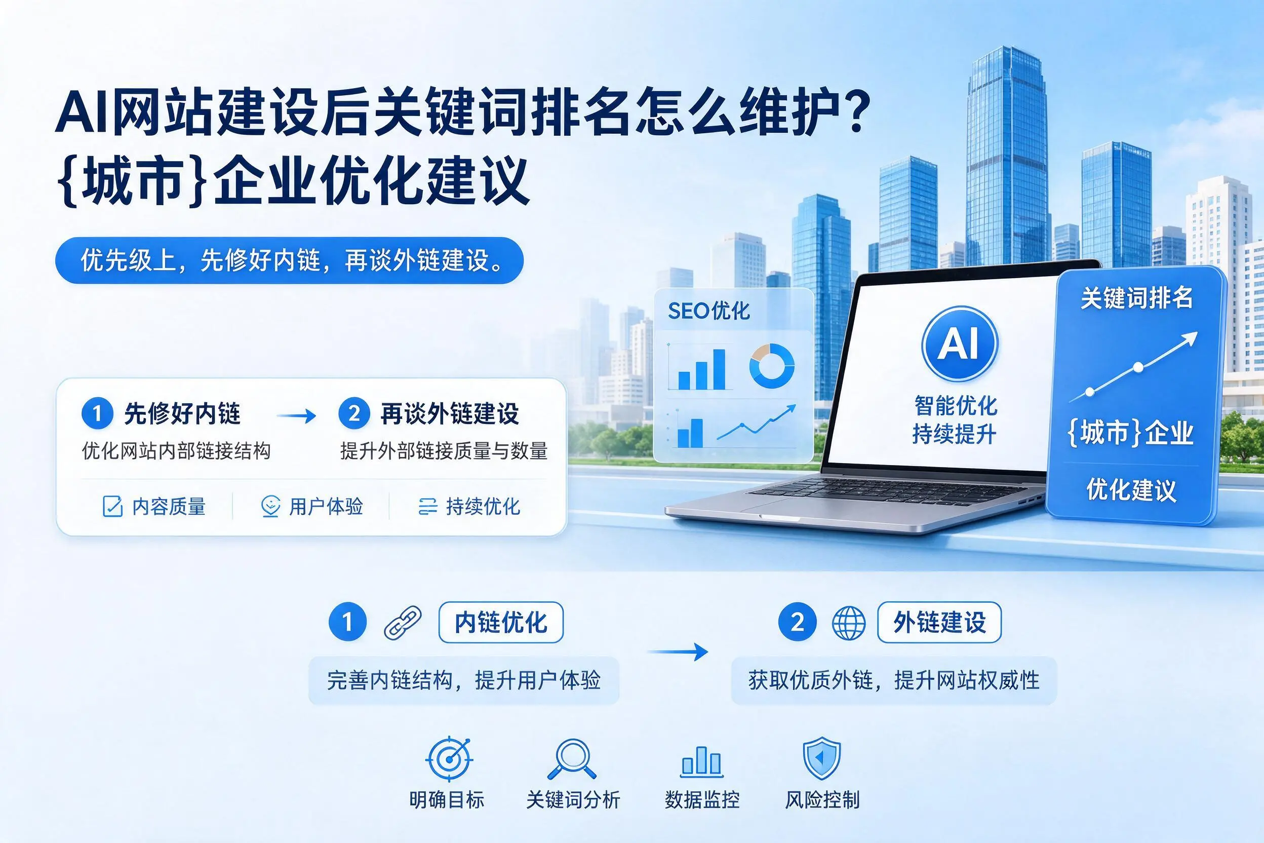 AI网站建设后关键词排名怎么维护？柳州企业优化建议